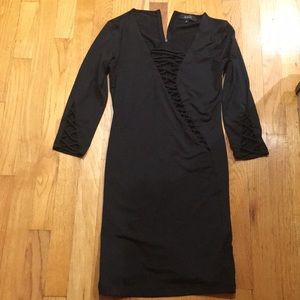 Angl Black Mini Dress